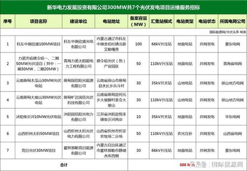 鑫泰綠能、易事特與陽光智維擬中標(biāo)新華電力300MW光伏運(yùn)維及大數(shù)據(jù)服務(wù)項(xiàng)目